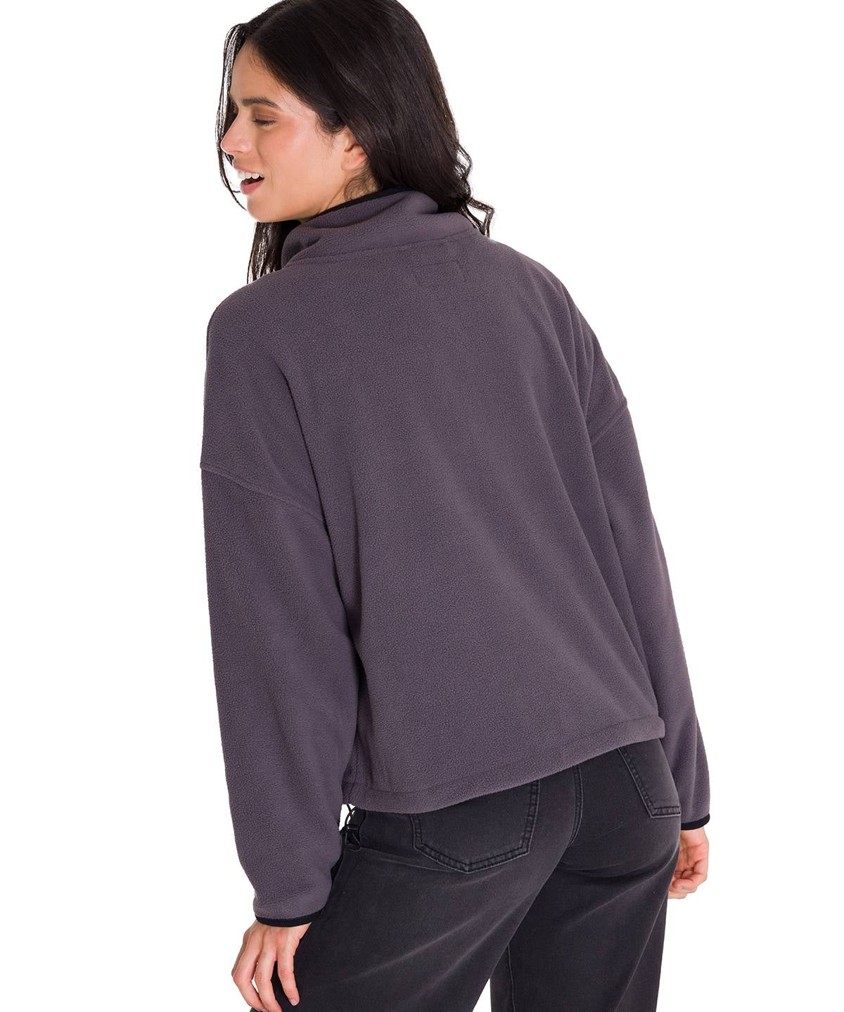 Saco Boxy Oversized Hal Para Mujer Color Gris-3