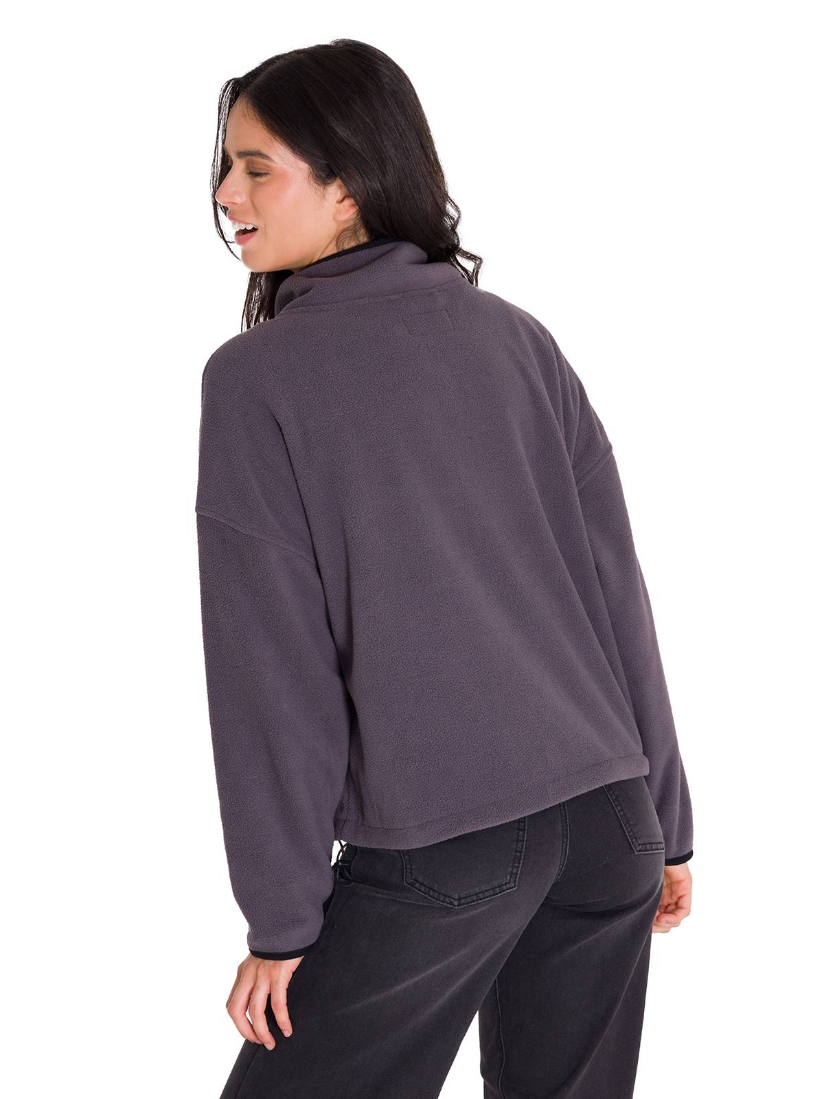 Saco Boxy Oversized Hal Para Mujer Color Gris-3