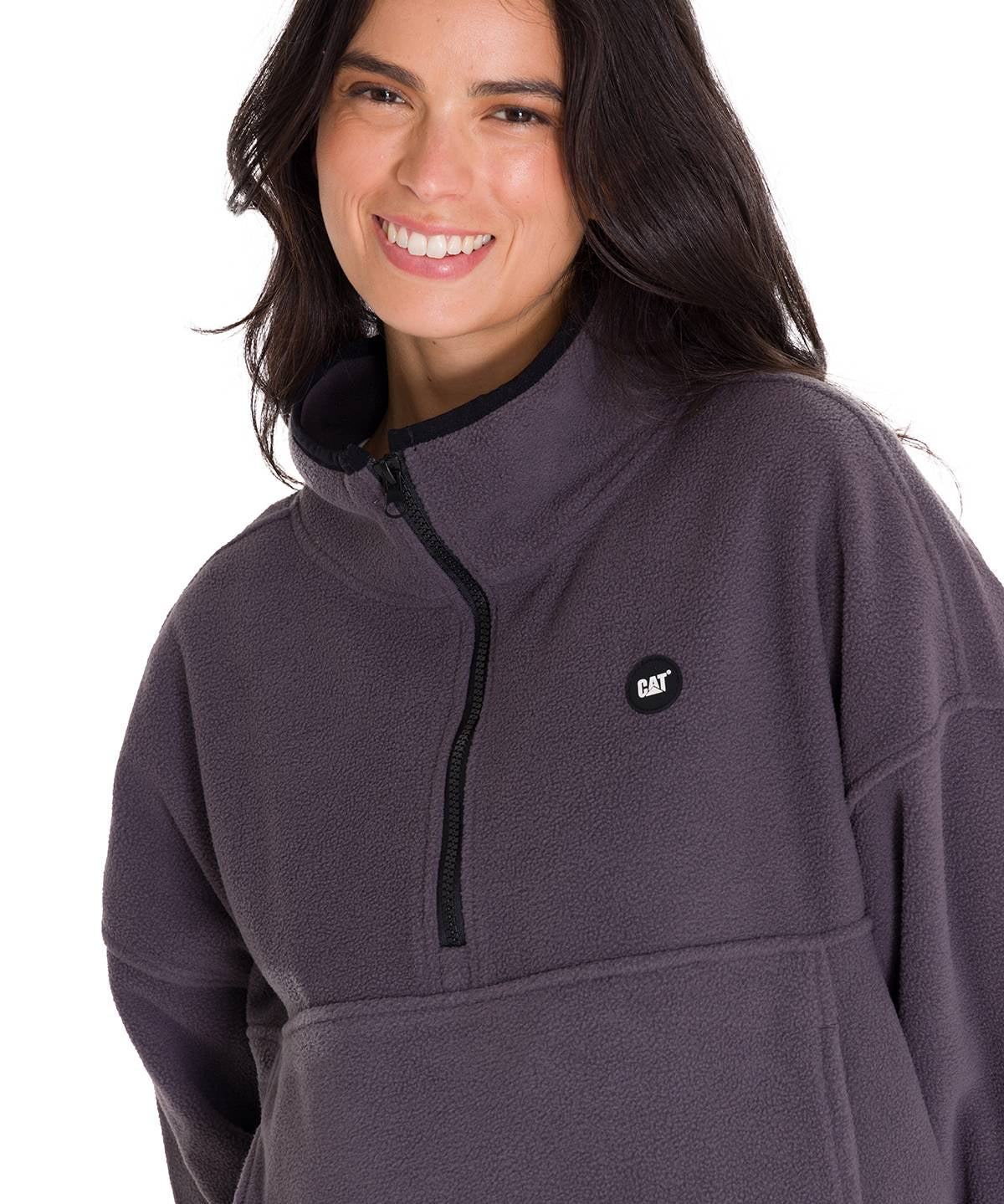 Saco Boxy Oversized Hal Para Mujer Color Gris-4