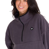 Saco Boxy Oversized Hal Para Mujer Color Gris-4
