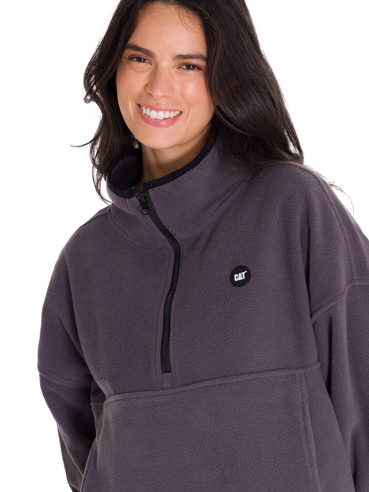 Saco Boxy Oversized Hal Para Mujer Color Gris-4