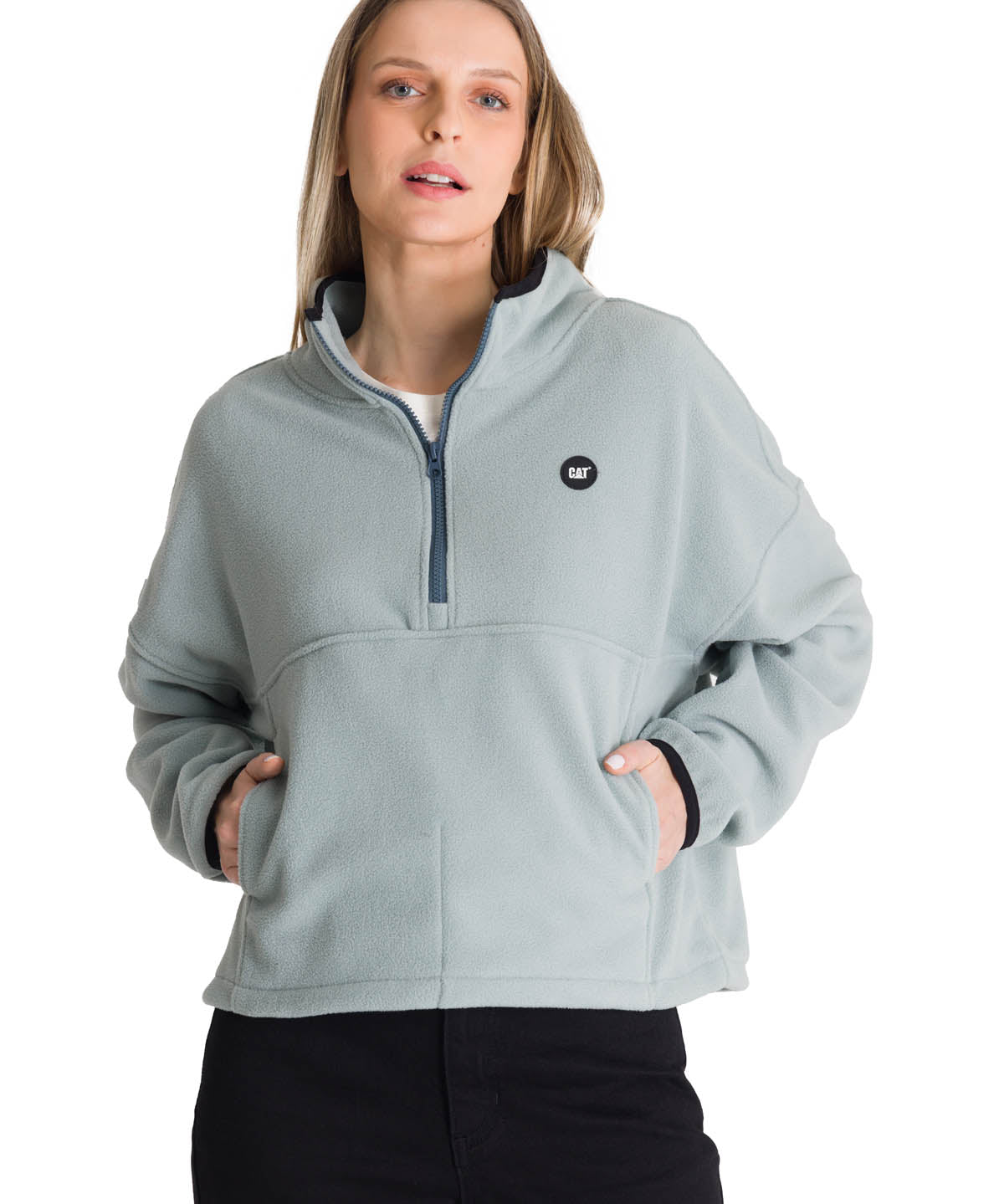 Saco Boxy Oversized Hal Para Mujer Color Gris-1