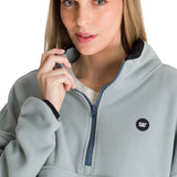 Saco Boxy Oversized Hal Para Mujer Color Gris-4