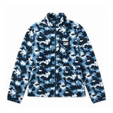 Saco Microfleece Full Zipip Para Hombre Color Azul