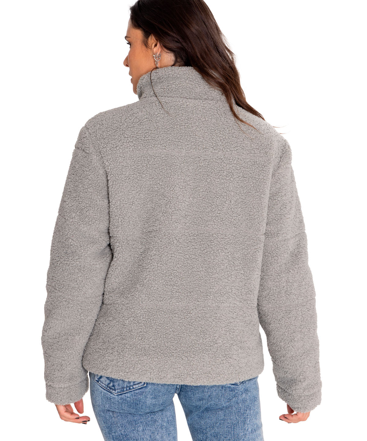 Saco Insulated Full Zip T Para Mujer Color Gris-3
