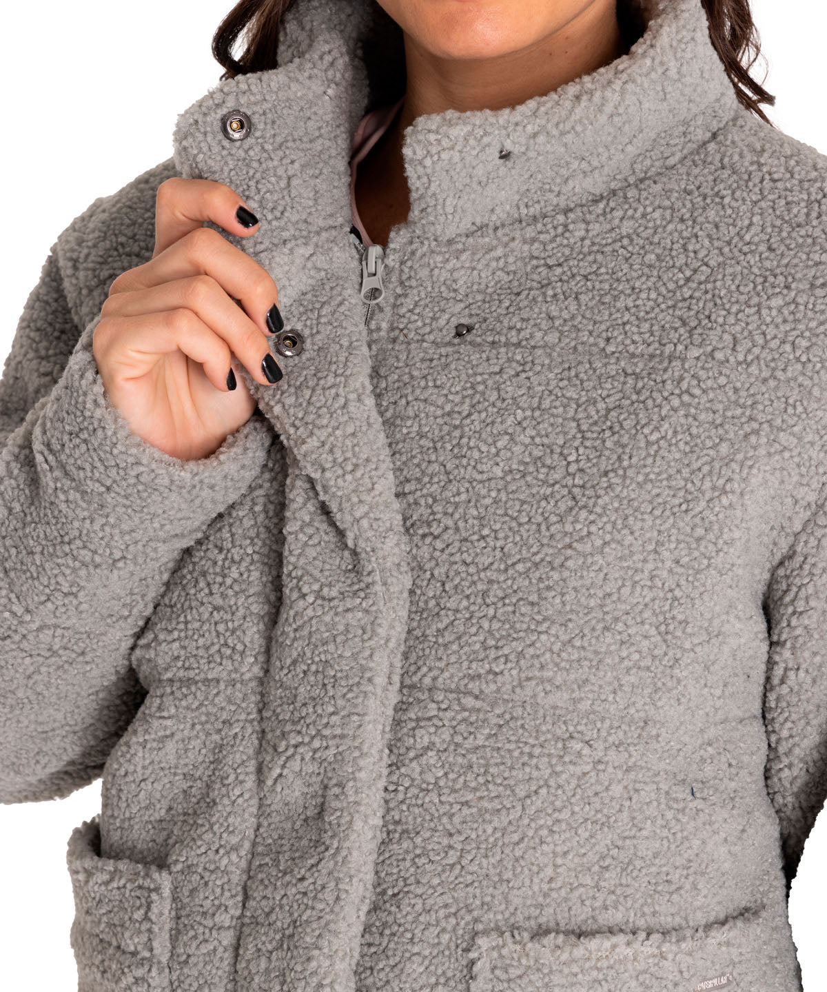 Saco Insulated Full Zip T Para Mujer Color Gris-4