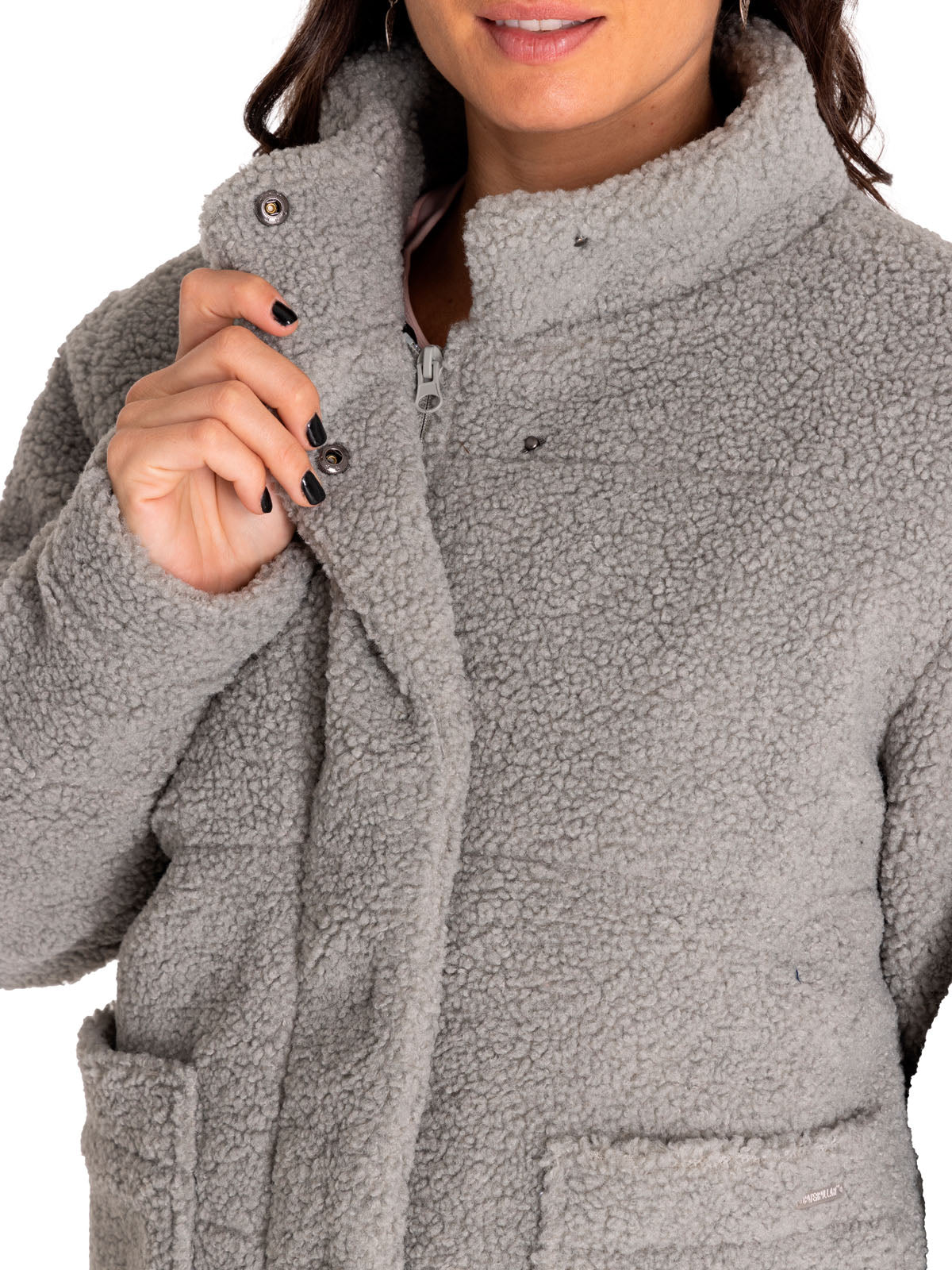 Saco Insulated Full Zip T Para Mujer Color Gris-4
