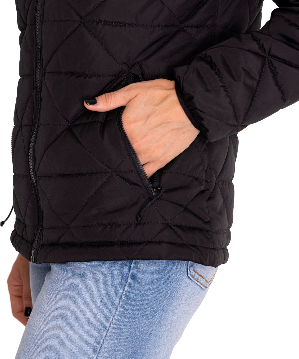 Chaqueta W Mediumweight Insul Para Mujer Color Negro-5
