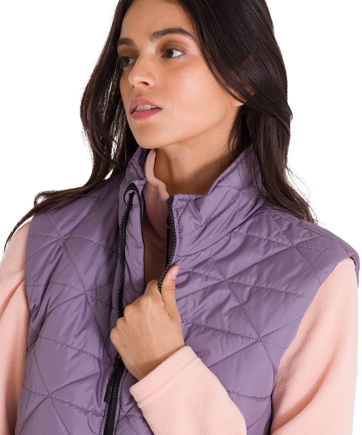 Chaleco W Mediumweight Insul Para Mujer Color Morado-4
