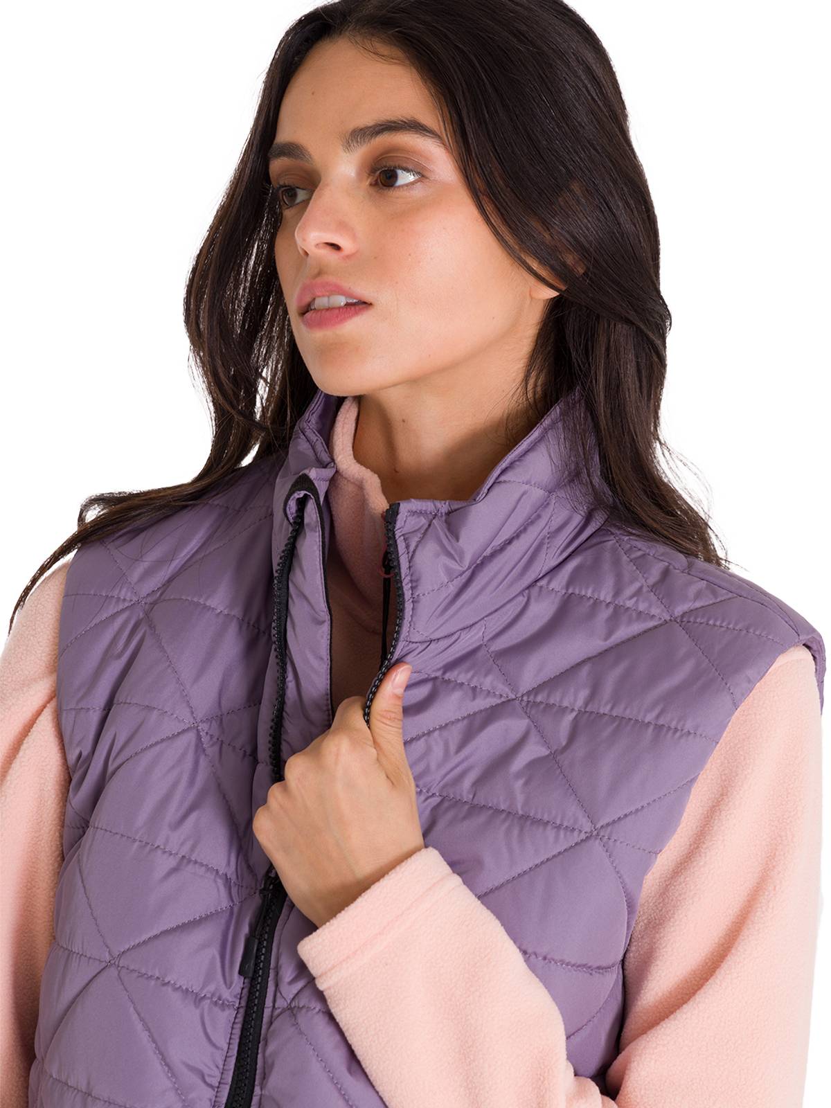 Chaleco W Mediumweight Insul Para Mujer Color Morado-4