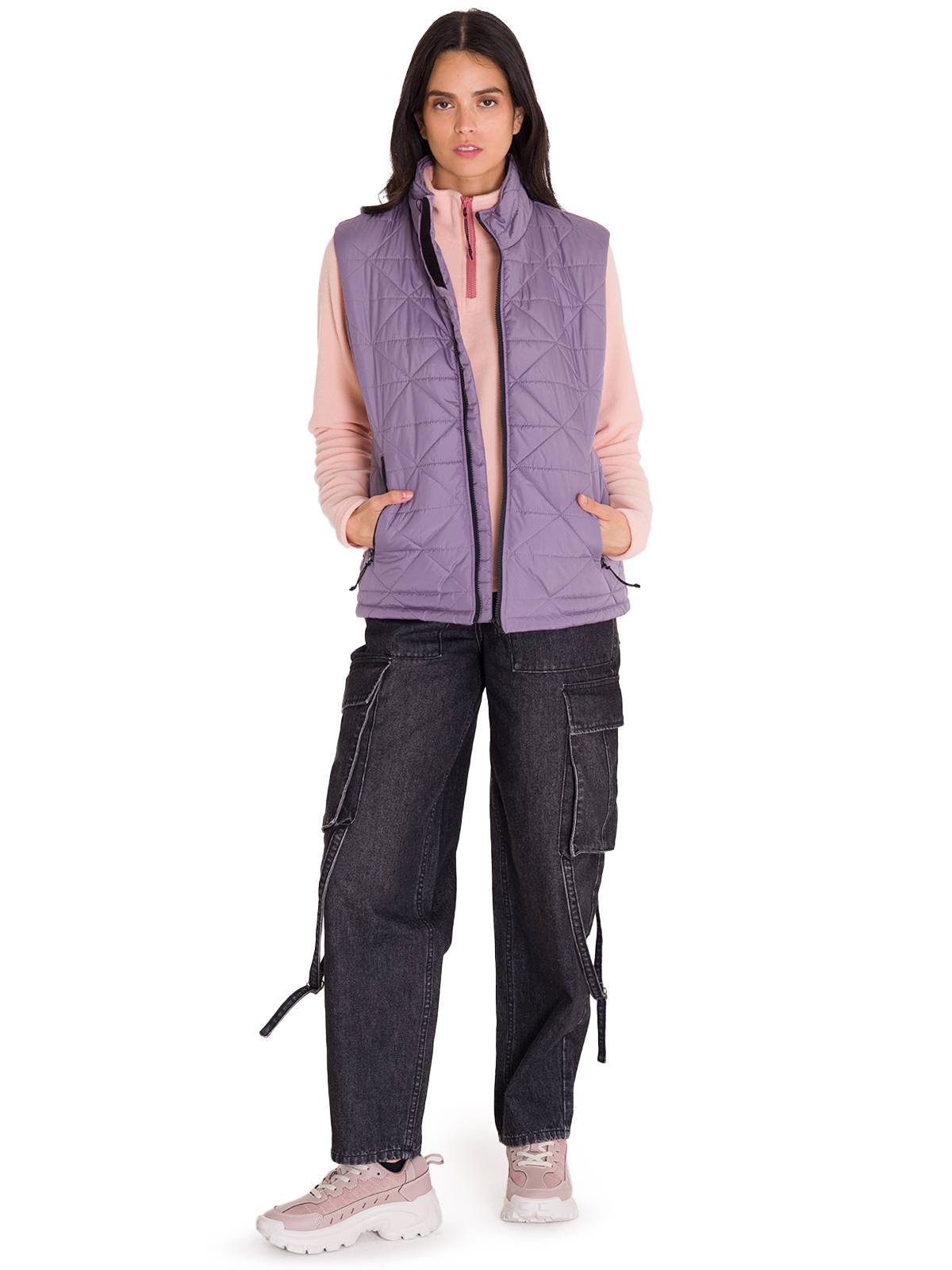 Chaleco W Mediumweight Insul Para Mujer Color Morado-5
