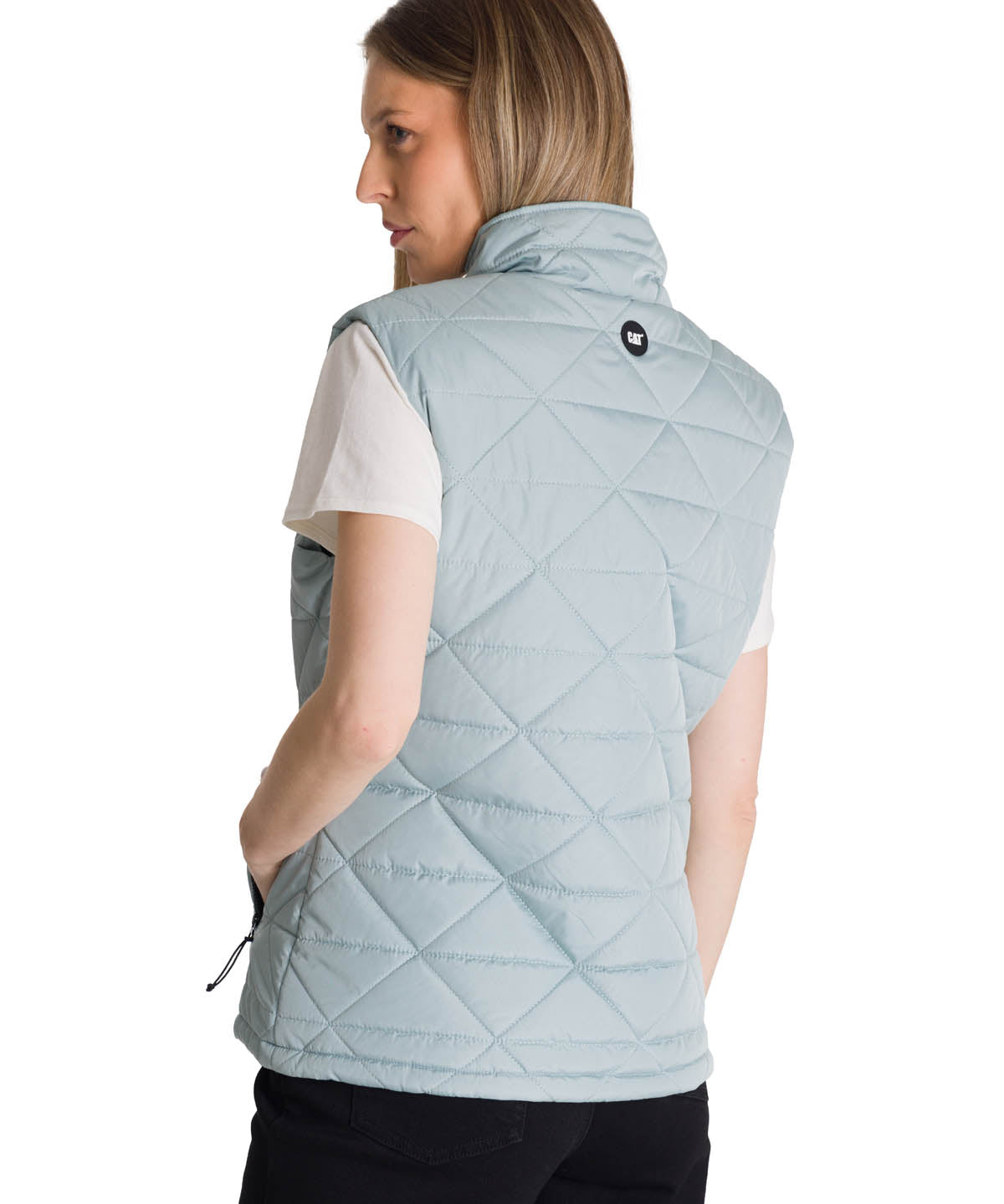 Chaleco W Mediumweight Insul Para Mujer Color Gris-3