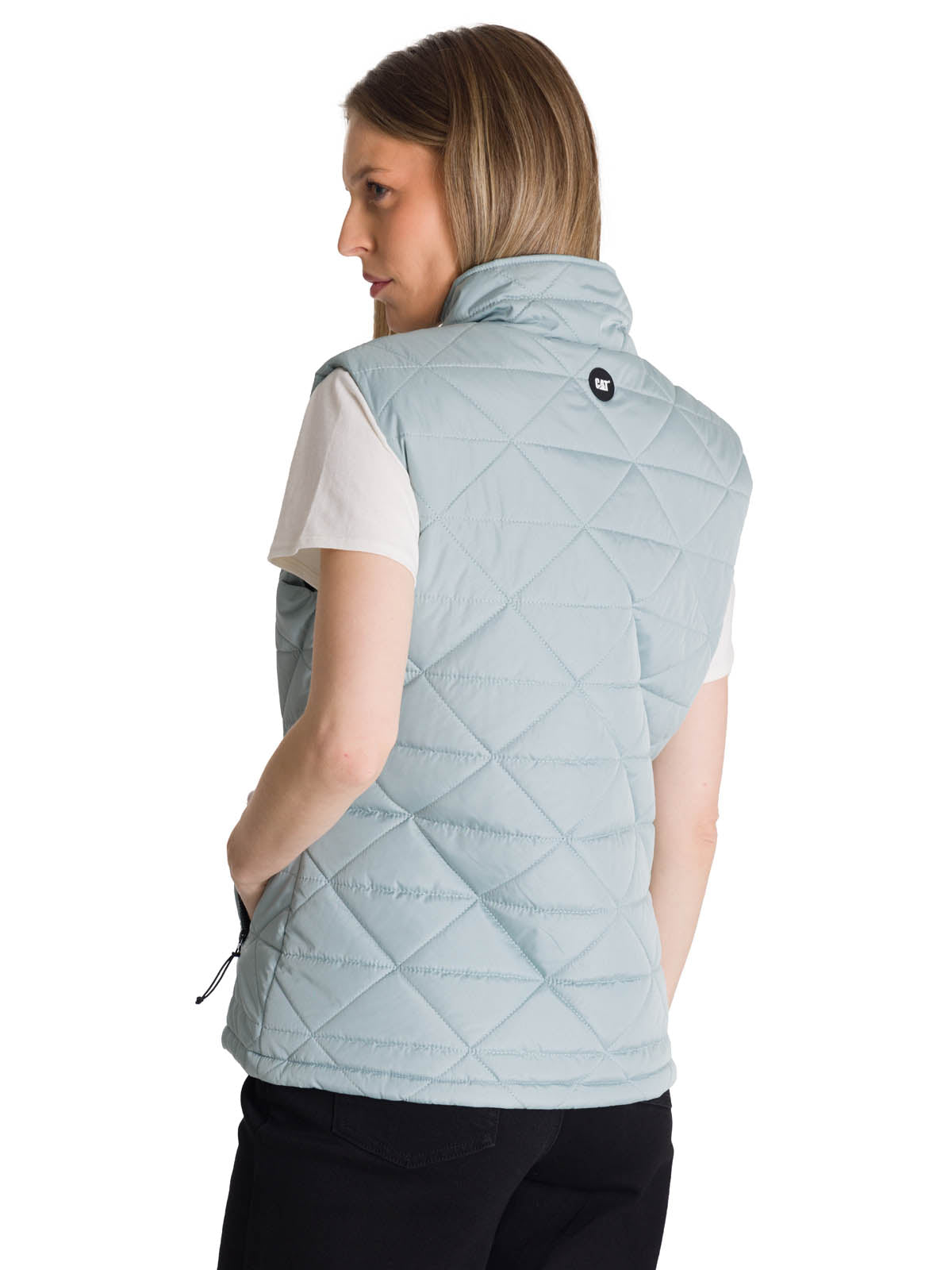 Chaleco W Mediumweight Insul Para Mujer Color Gris-3