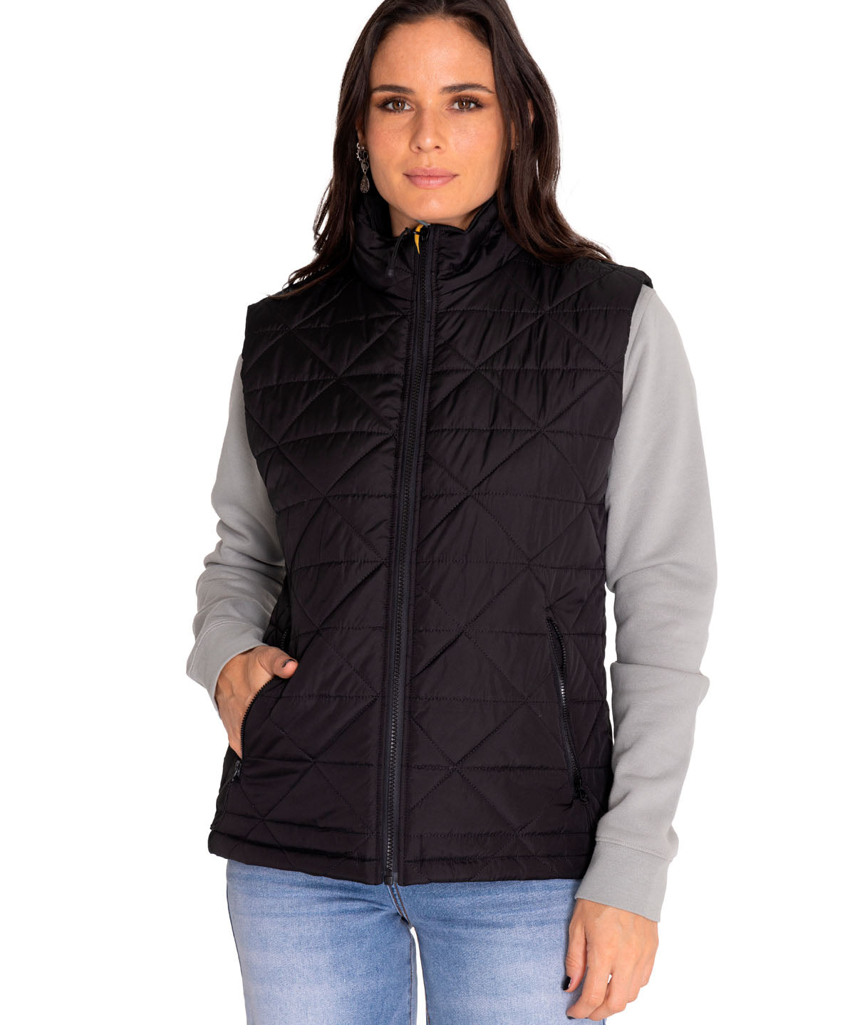 Chaleco W Mediumweight Insul Para Mujer Color Negro-1