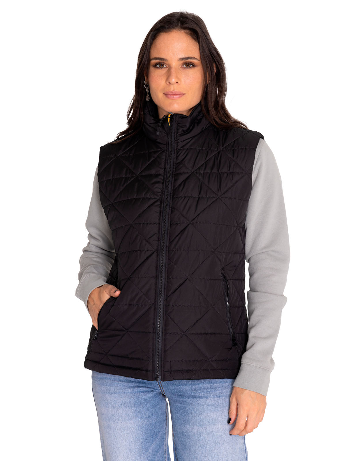 Chaleco W Mediumweight Insul Para Mujer Color Negro-1