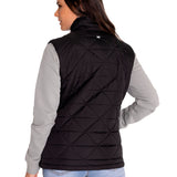 Chaleco W Mediumweight Insul Para Mujer Color Negro-3