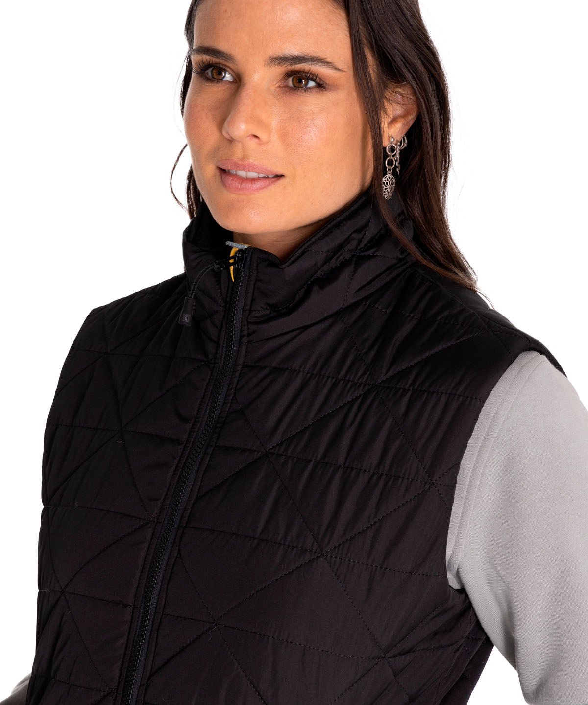 Chaleco W Mediumweight Insul Para Mujer Color Negro-4