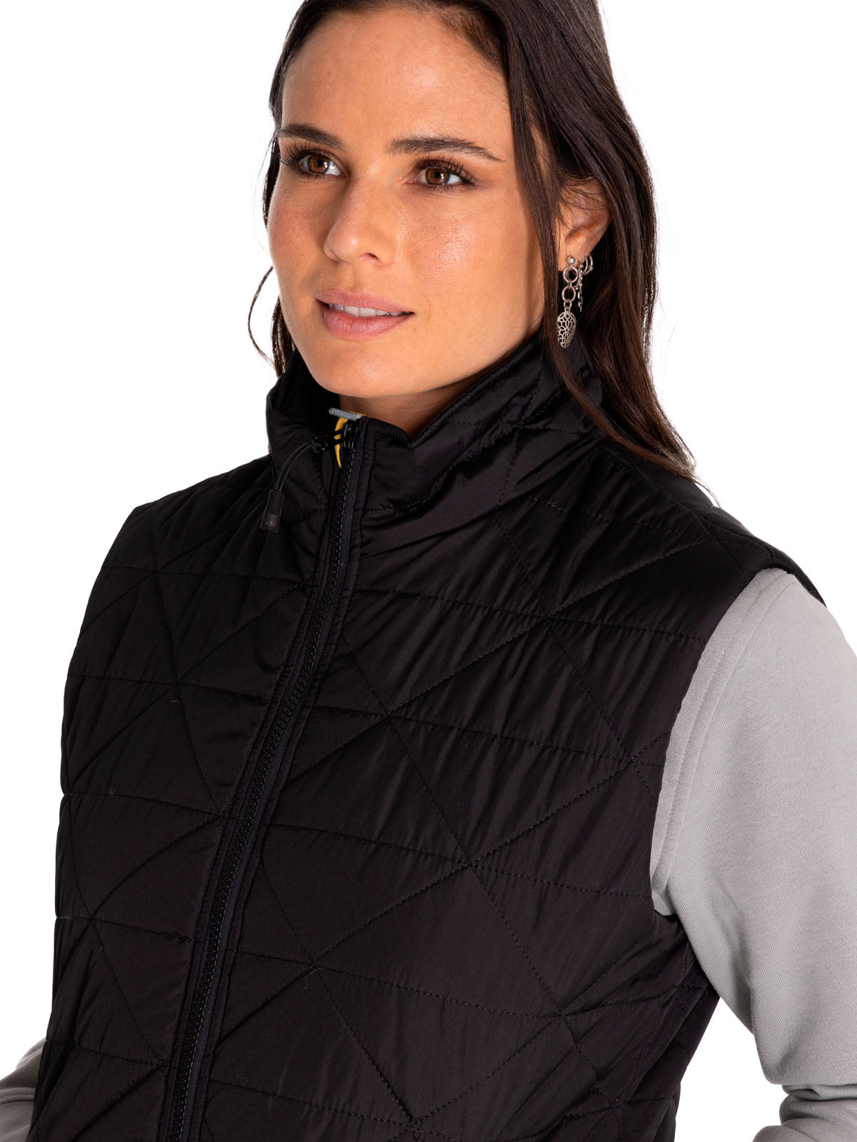 Chaleco W Mediumweight Insul Para Mujer Color Negro-4