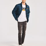 Chaqueta Bonded Medium Weight Hombre Color Azul-2