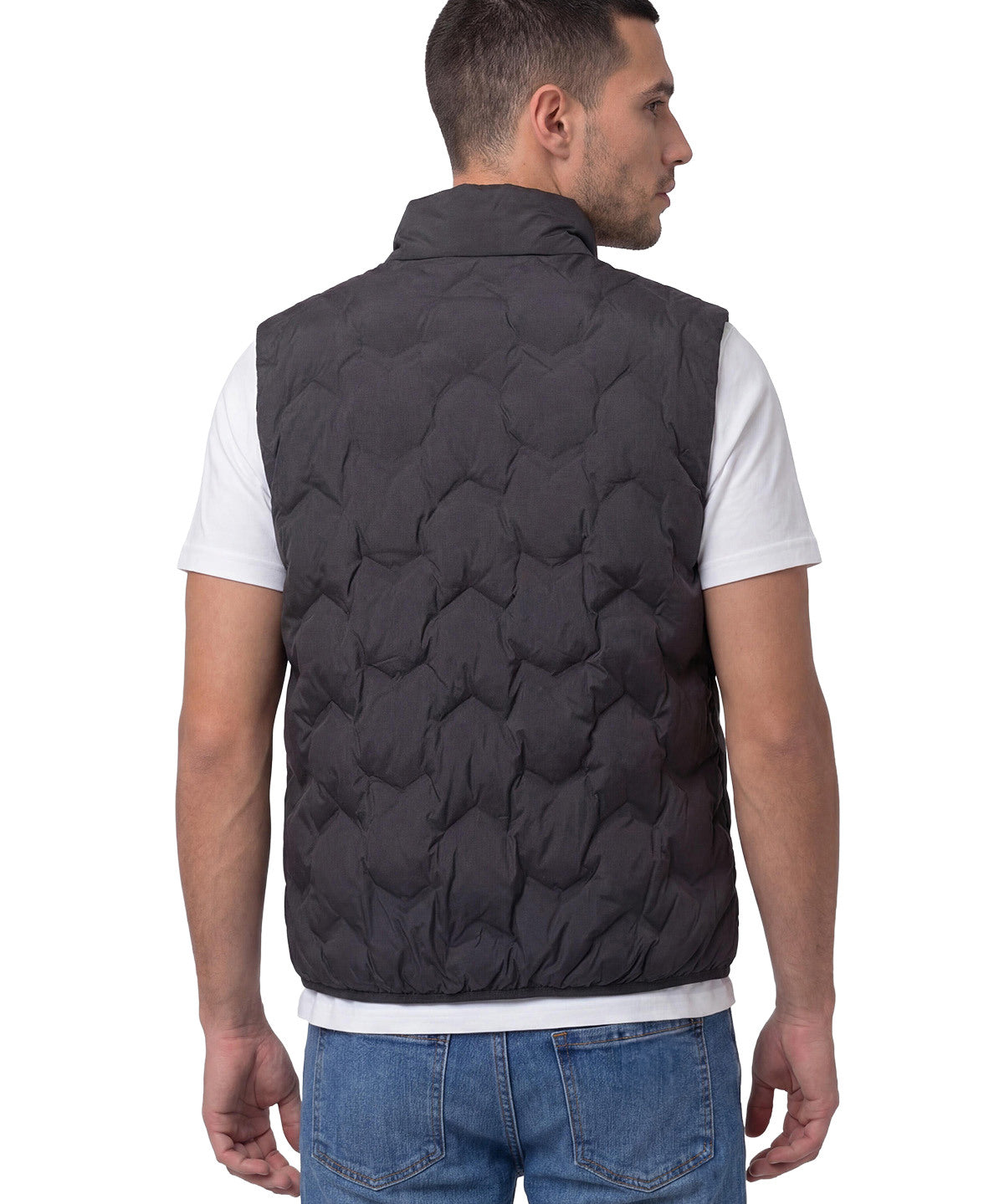 Chaleco Bonded Medium Weight Hombre Color Negro-2