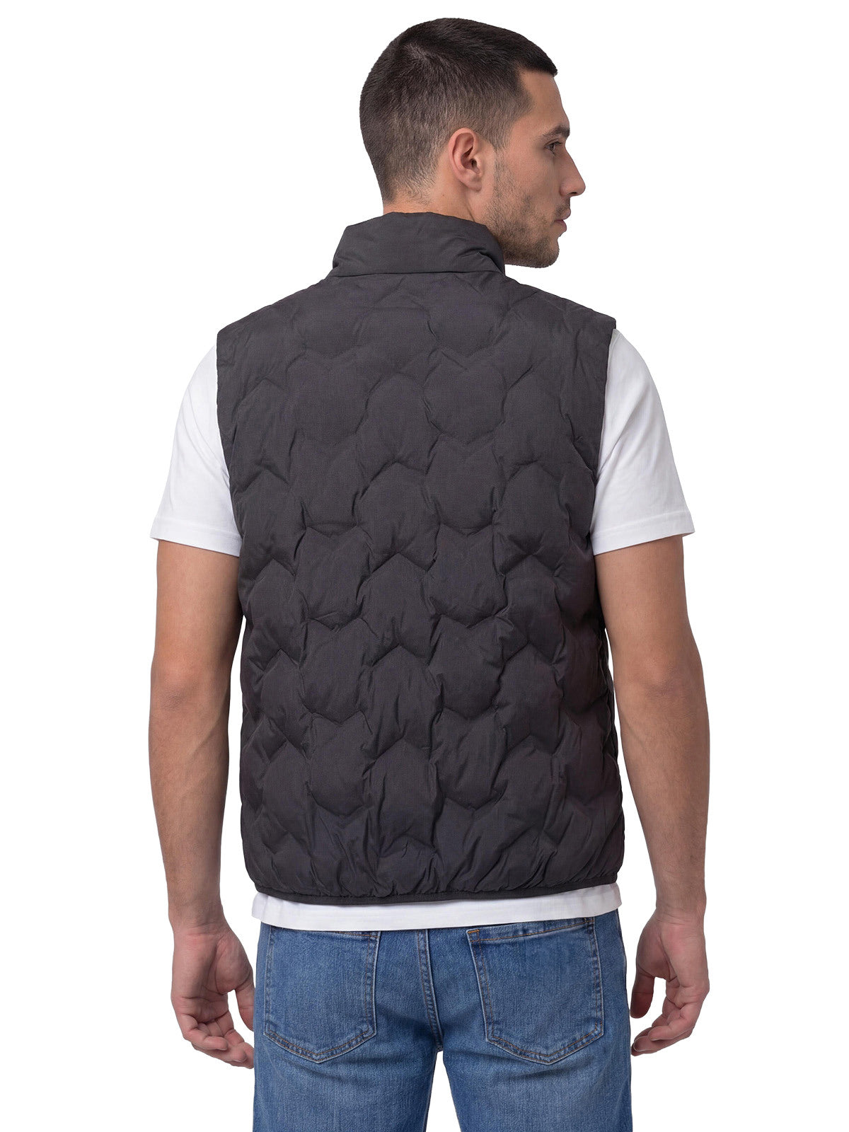 Chaleco Bonded Medium Weight Hombre Color Negro-2