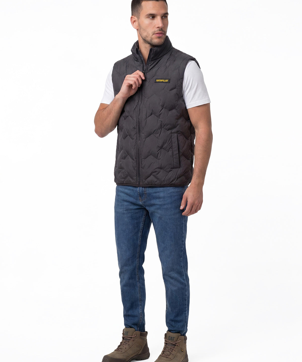 Chaleco Bonded Medium Weight Hombre Color Negro-3