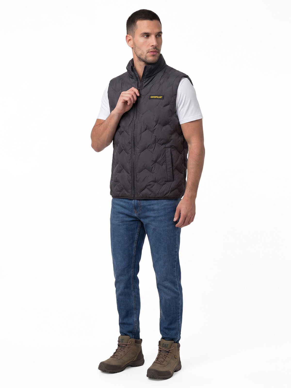Chaleco Bonded Medium Weight Hombre Color Negro-3