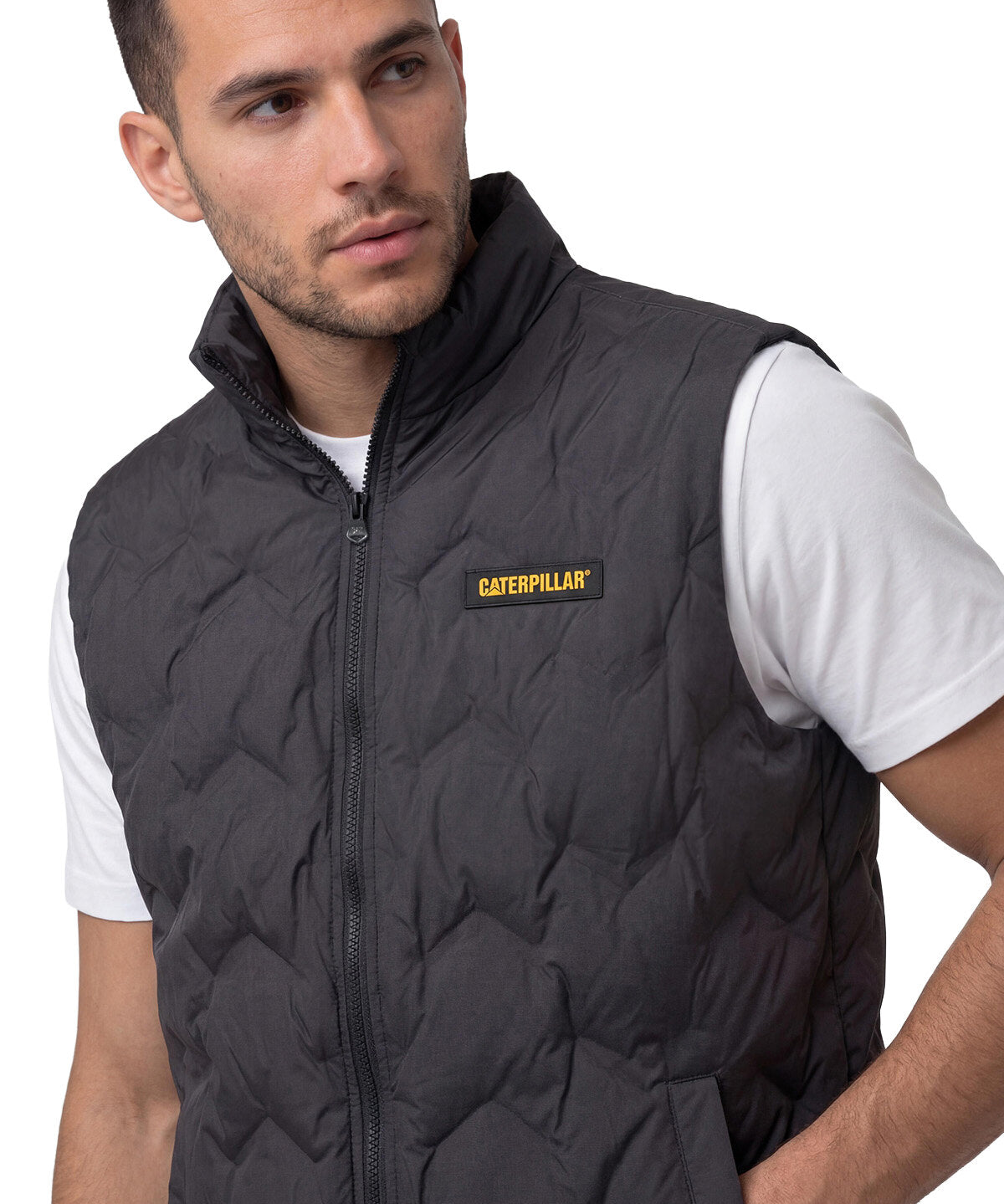 Chaleco Bonded Medium Weight Hombre Color Negro-4