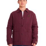 Chaqueta Quilted Flannel Snap Para Hombre Color Morado-4