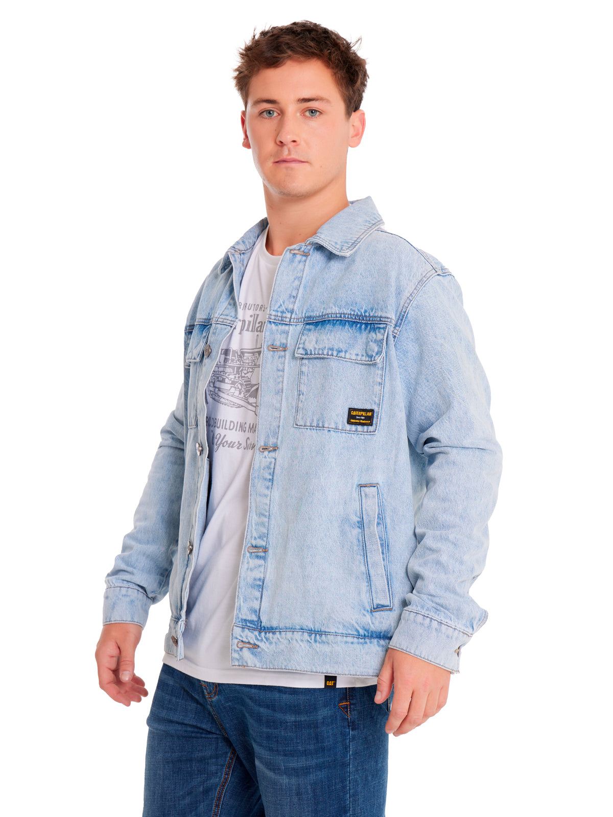 Chaqueta Denim Work  Unisex Color Azul-1