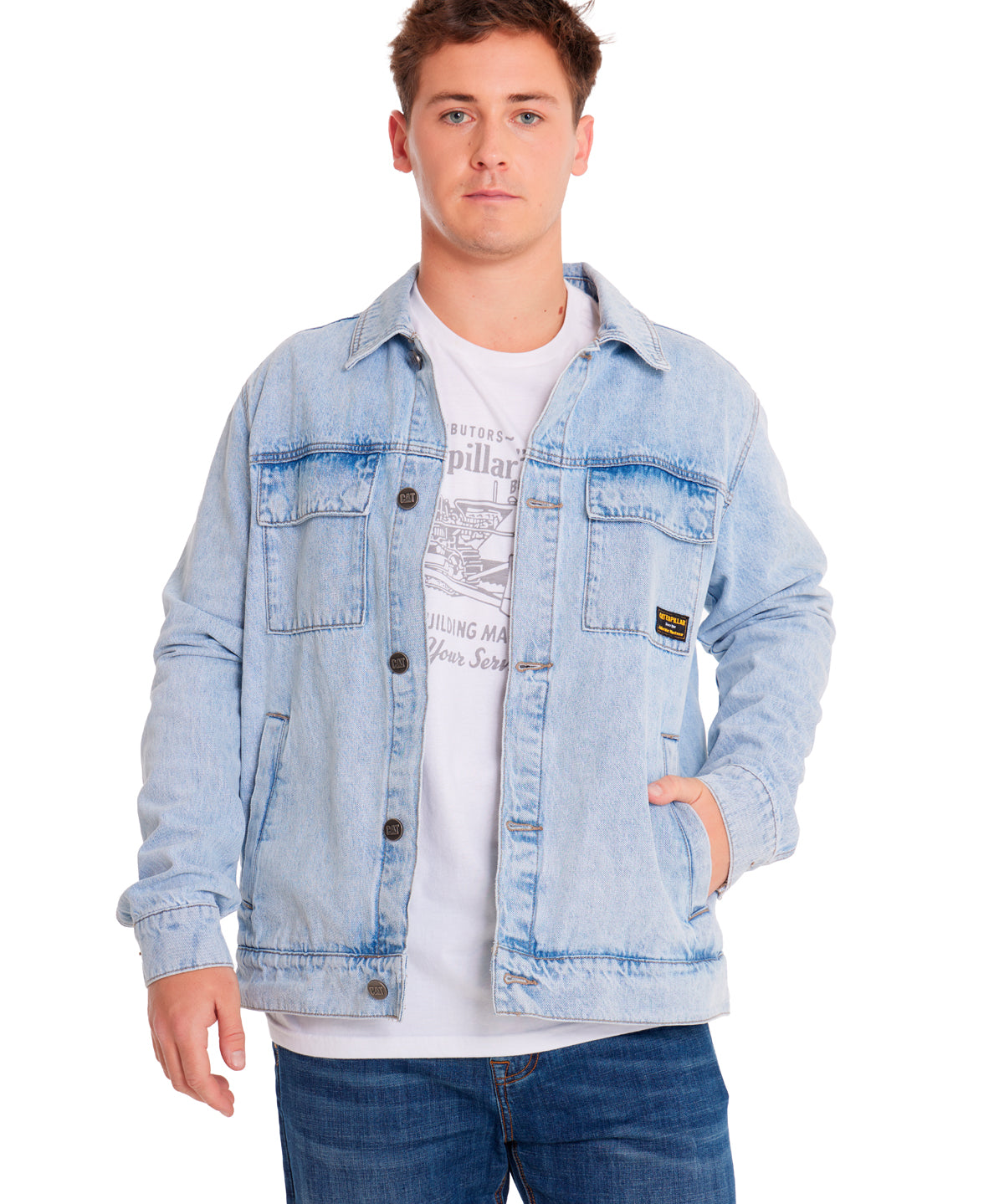 Chaqueta Denim Work  Unisex Color Azul-2