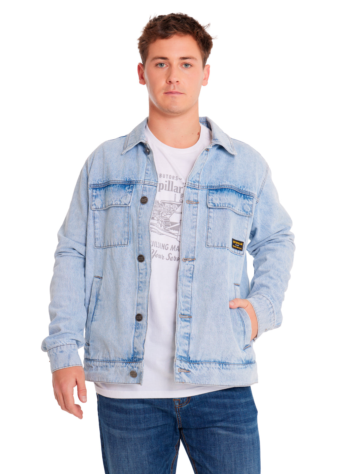 Chaqueta Denim Work  Unisex Color Azul-2