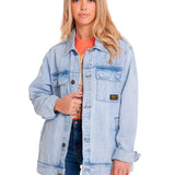 Chaqueta Denim Work  Unisex Color Azul-4