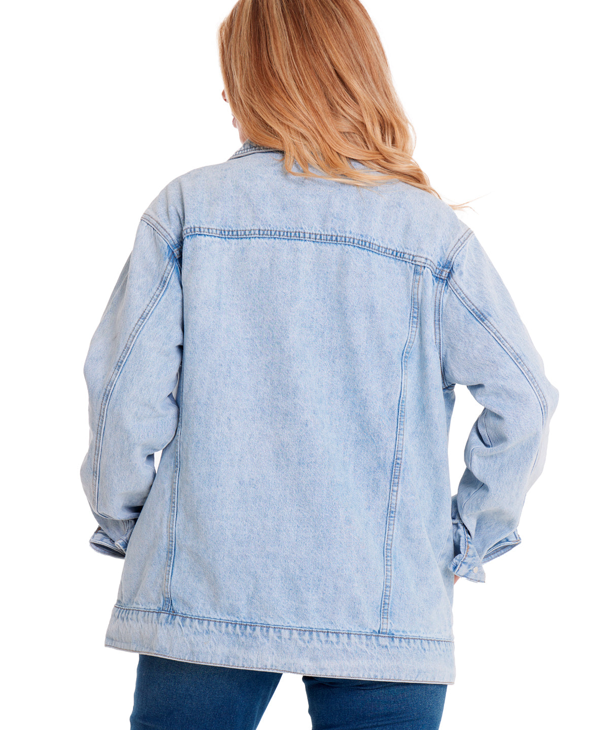 Chaqueta Denim Work  Unisex Color Azul-6