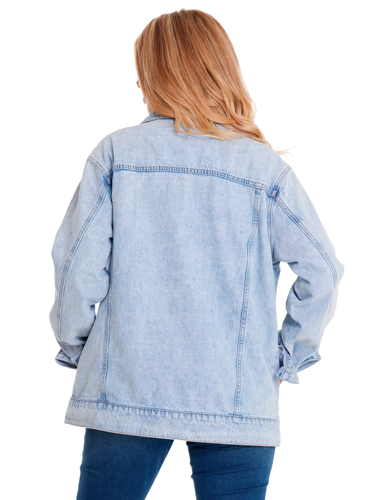 Chaqueta Denim Work  Unisex Color Azul-6