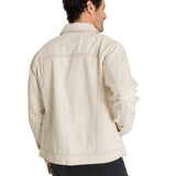 Chaqueta Denim Work  Para Hombre Color Beige-3