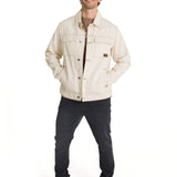Chaqueta Denim Work  Para Hombre Color Beige-5