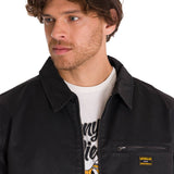 Chaqueta Waxed Chore Para Hombre Color Negro-4