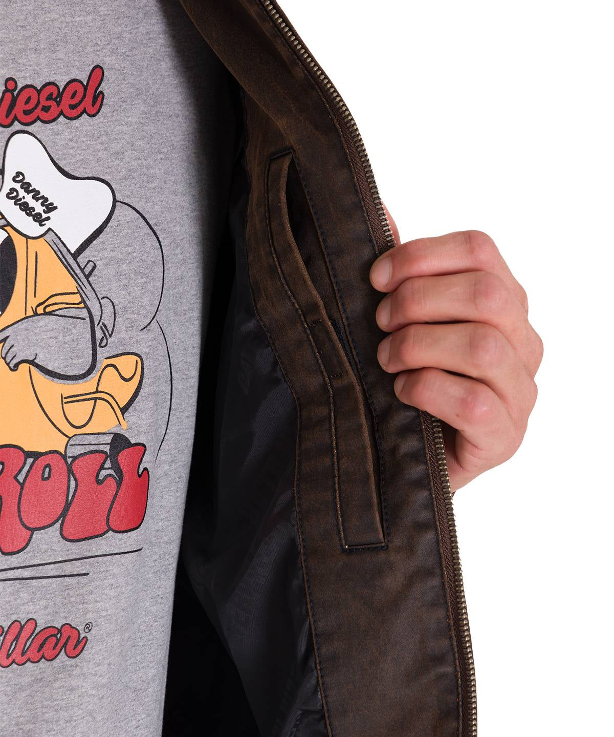 Chaqueta Waxed Chore Para Hombre Color Café-6