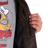Chaqueta Waxed Chore Para Hombre Color Café-6