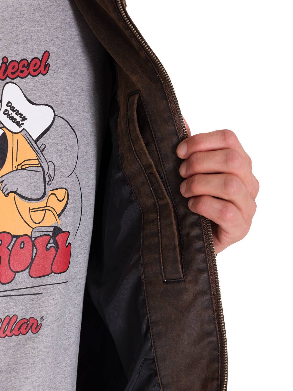 Chaqueta Waxed Chore Para Hombre Color Café-6