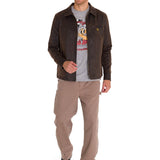 Chaqueta Waxed Chore Para Hombre Color Café-7
