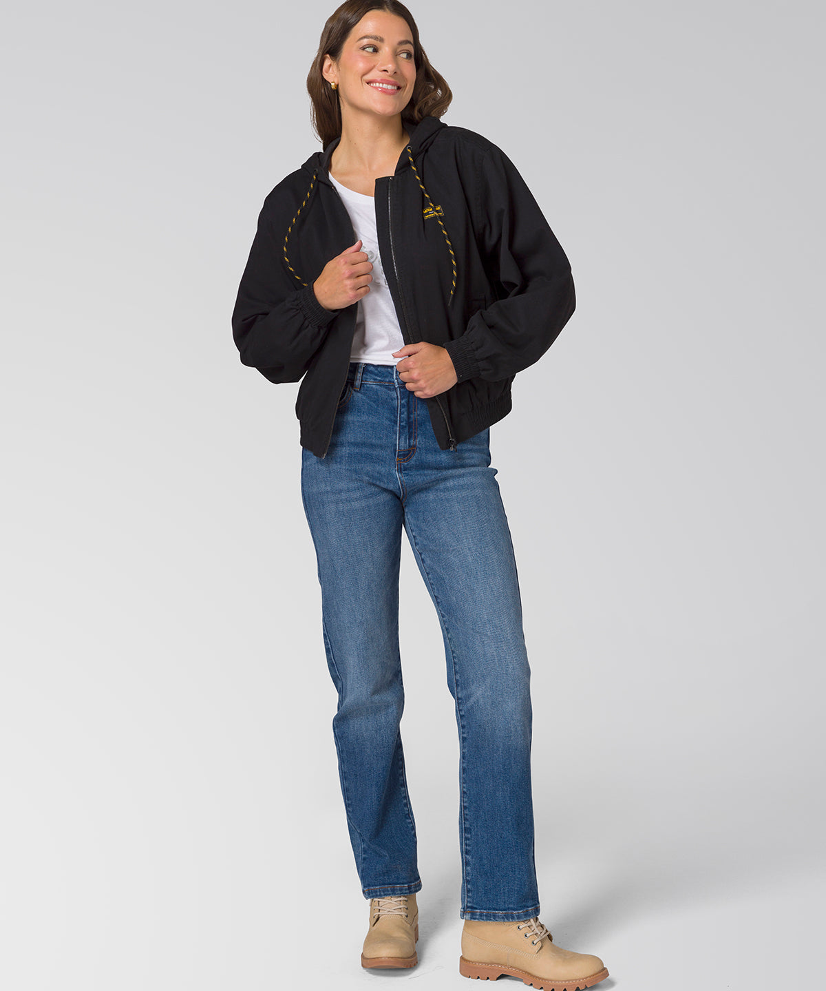 Chaqueta Lightweight Utility Mujer Color Negro-10