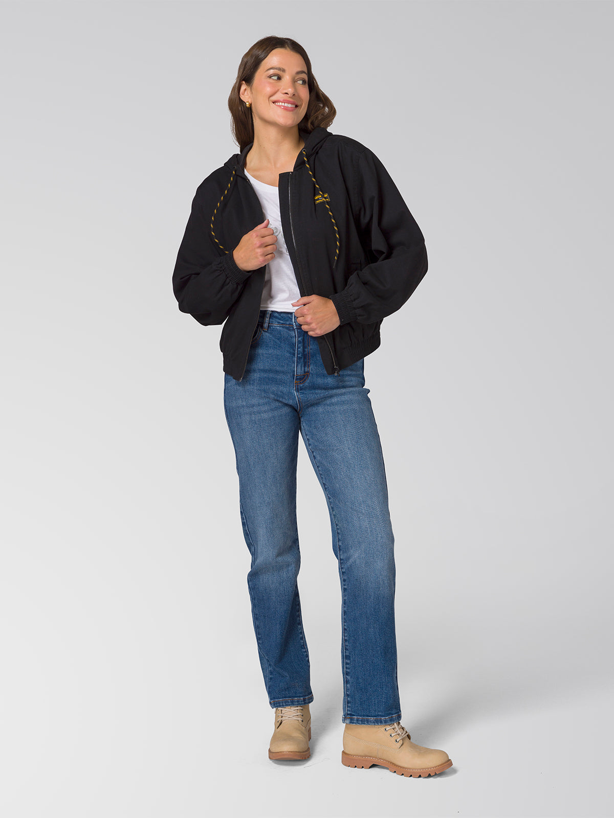 Chaqueta Lightweight Utility Mujer Color Negro-10