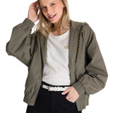 Chaqueta Lightweight Utility Para Mujer Color Verde-2