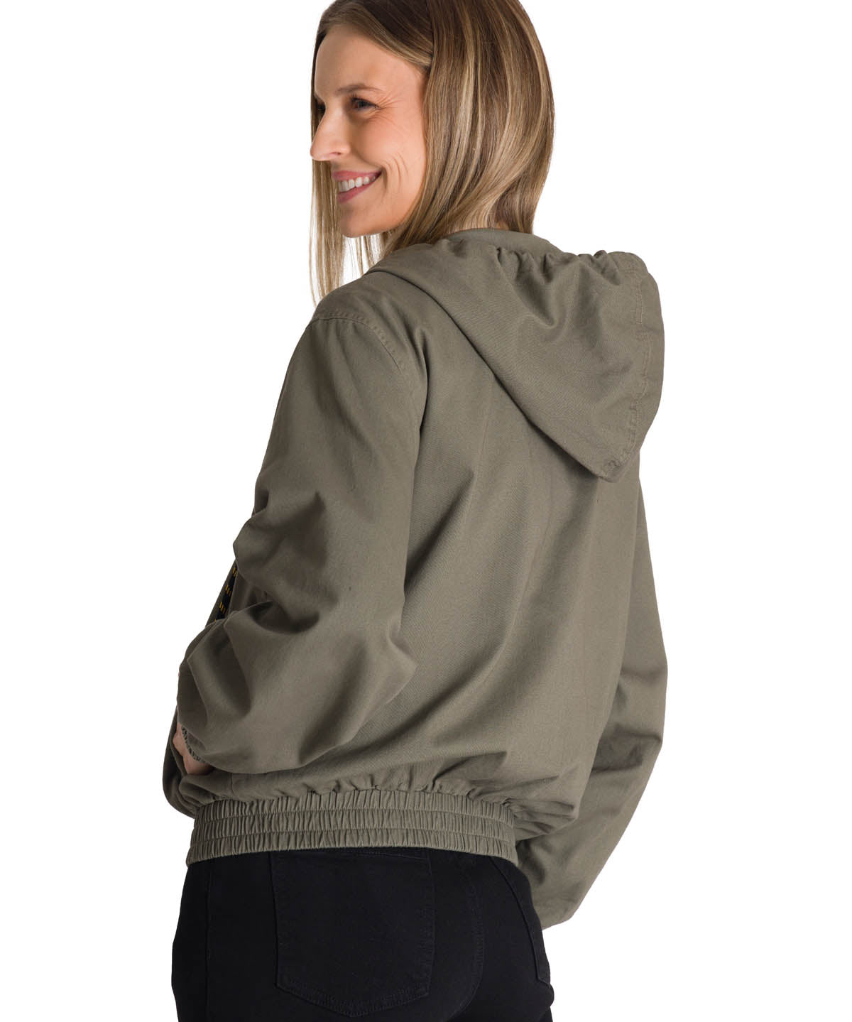 Chaqueta Lightweight Utility Para Mujer Color Verde-3