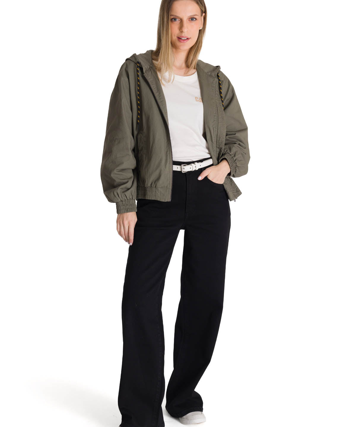 Chaqueta Lightweight Utility Para Mujer Color Verde-5