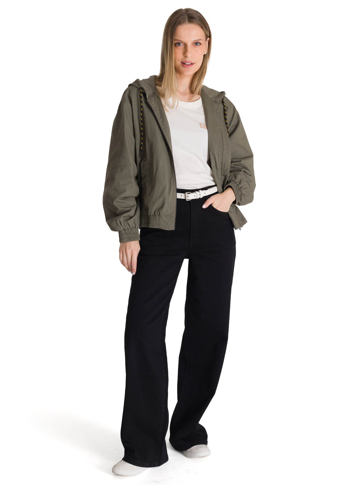 Chaqueta Lightweight Utility Para Mujer Color Verde-5