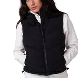 Chaleco Cropped Puffer Vest Mujer Color Negro-1