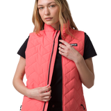 Chaleco W Mediumweight Insul Para Mujer Color Naranja